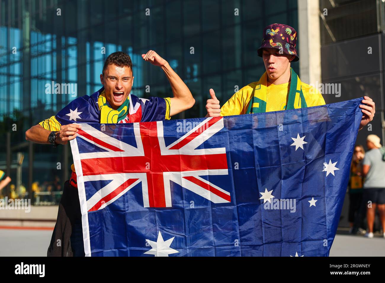 Australia fans arrive ahead of the FIFA Women's World Cup 2023 Quarter