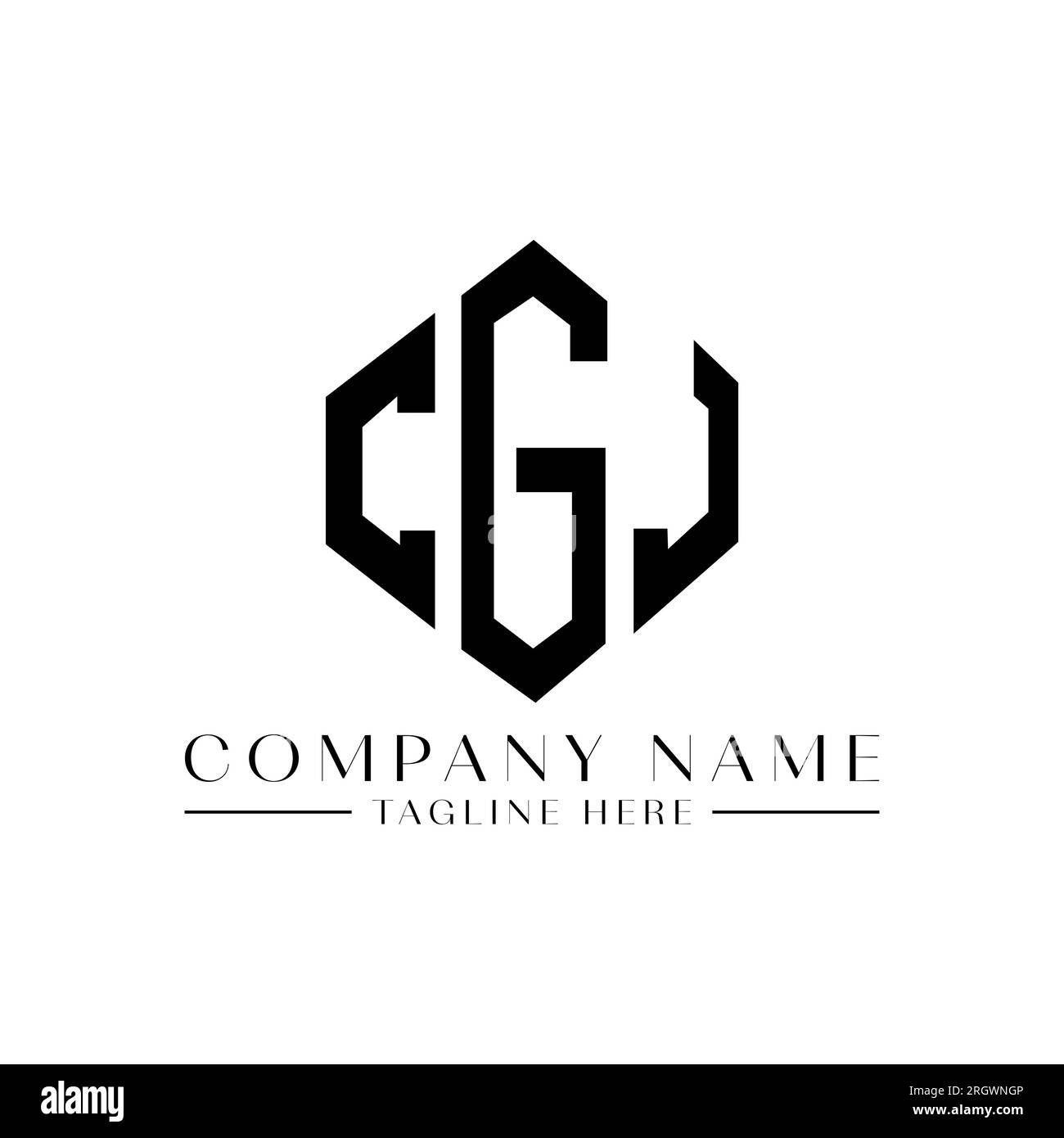 Cgj logo design hires stock photography and images Alamy