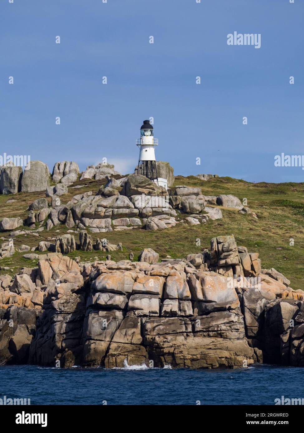Peninnis Head, Pennines Headland, St Marys, Isles of Scilly, Cornwall, England, UK, GB. Stock Photo