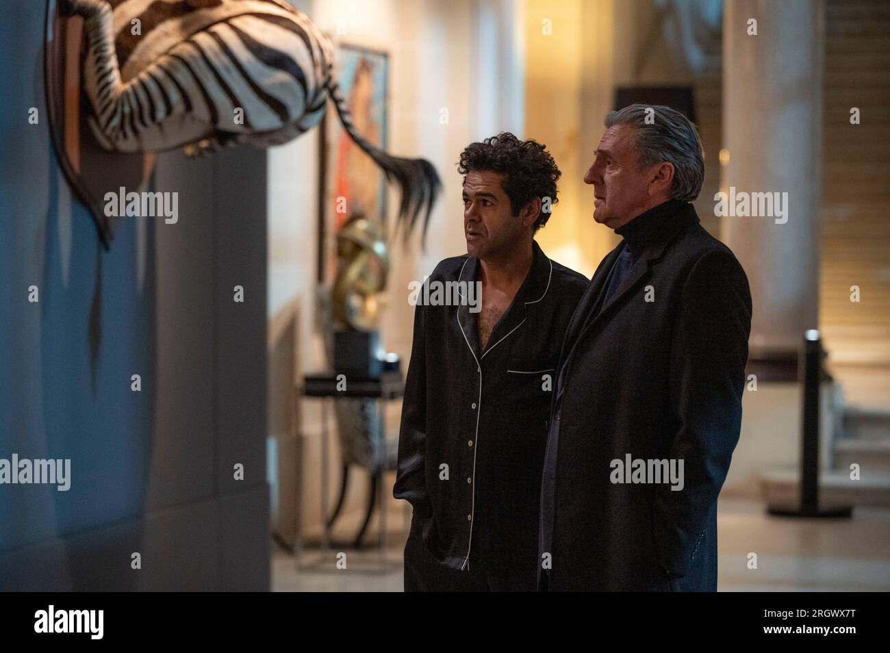 DANIEL AUTEUIL and JAMEL DEBBOUZE in THE NEW TOY (2022) -Original title: LE NOUVEAU JOUET-, directed by JAMES HUTH. Credit: SONY PICTURES / Album Stock Photo