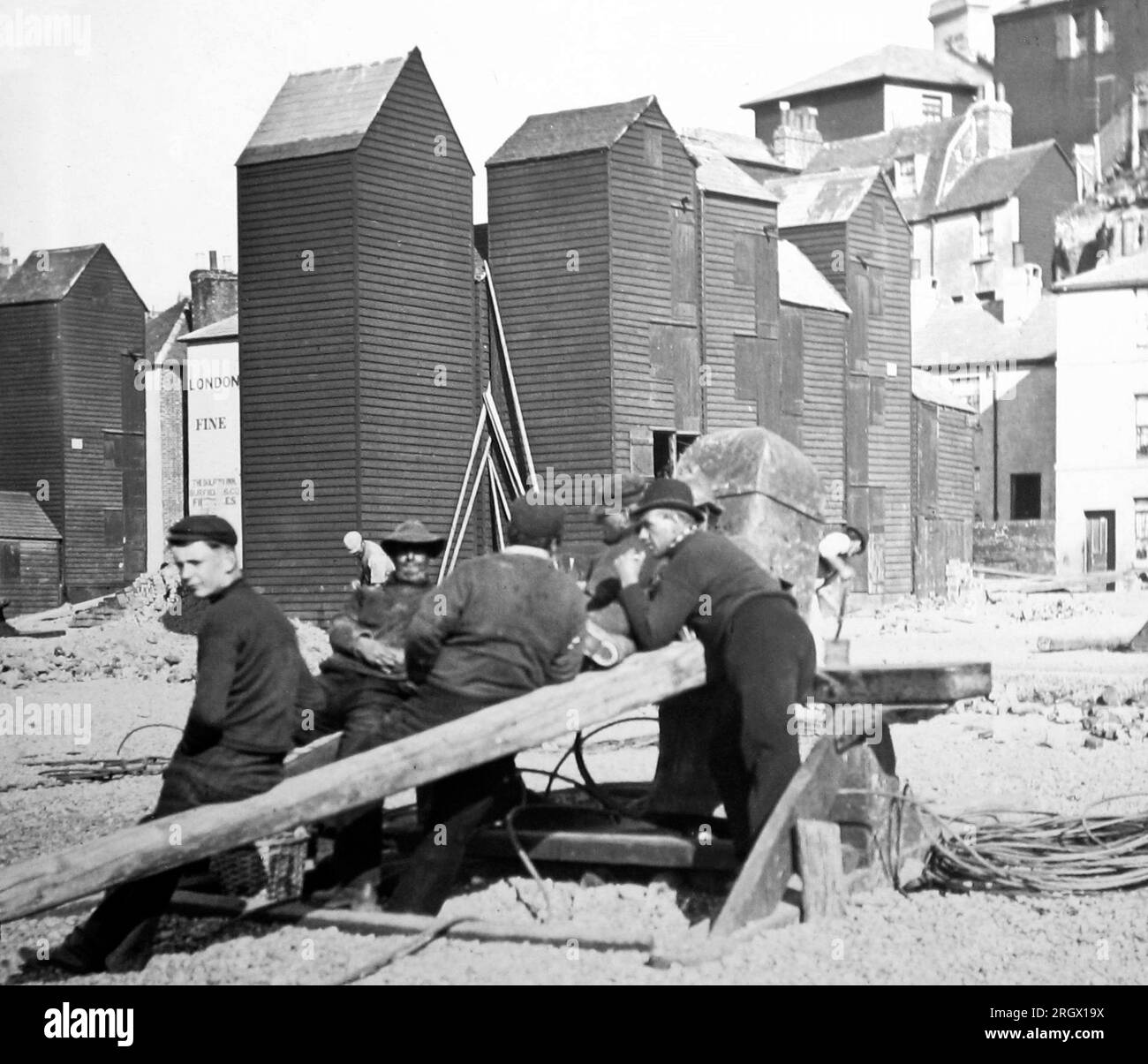 Rope huts Black and White Stock Photos & Images Alamy