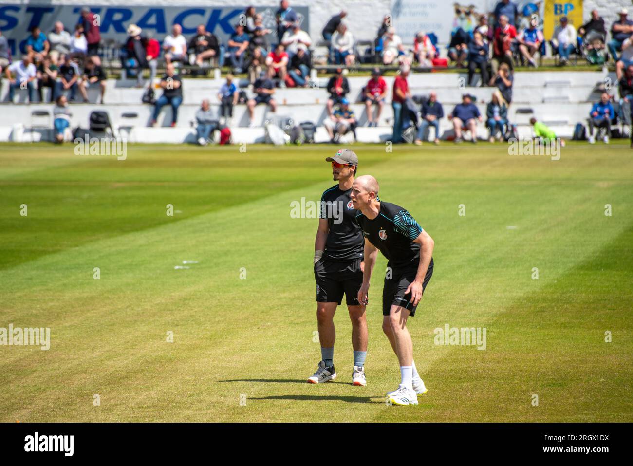 Lancashire Cricket in Blackpool 2022 Stock Photo