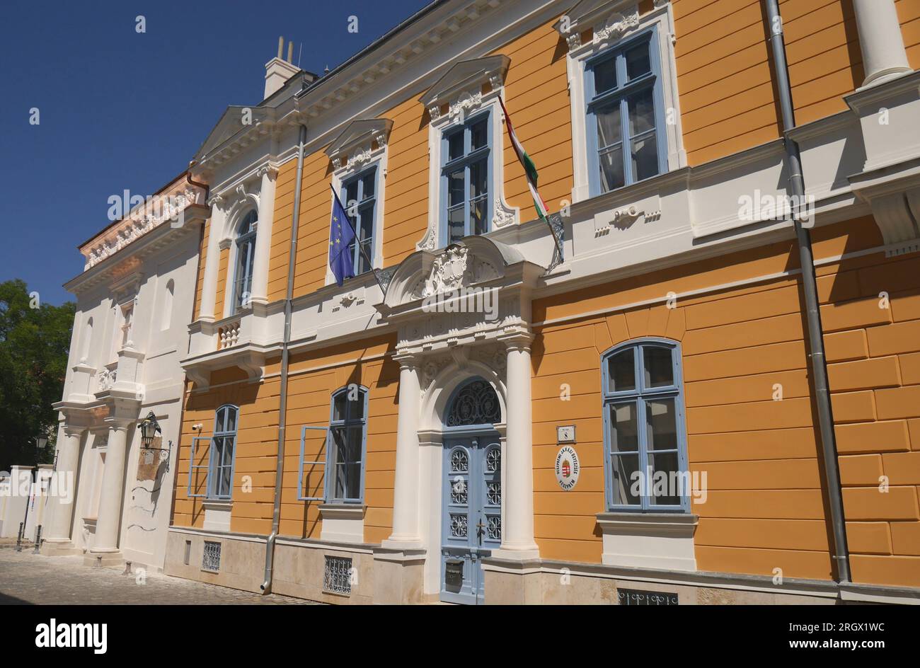 Courthouse in the Castle District, Veszprem, Hungary Stock Photo