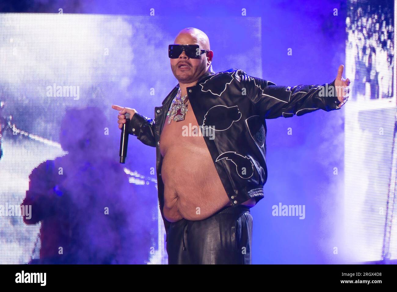 Fat Rapper Mouse Rapper Fat Joe performs at Hip-Hop 50 Live, celebrating 50 years of hip ...