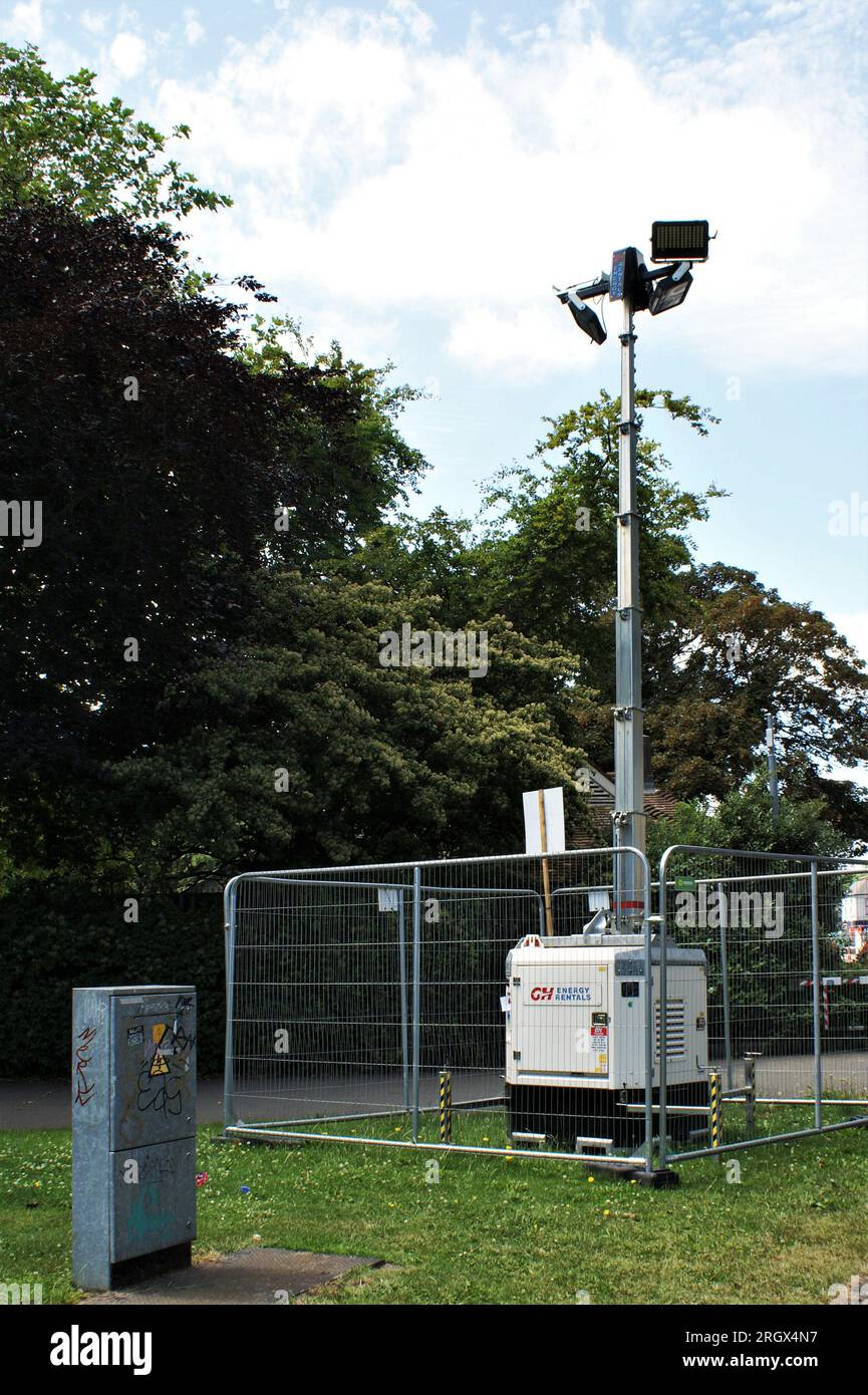 Portable site lighting hi res stock photography and images Alamy