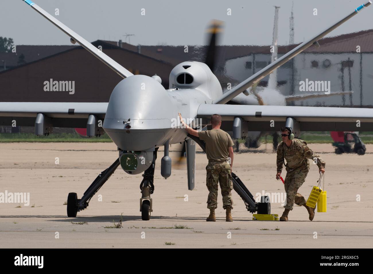 MQ-9 Reaper Following Its Arrival At Niagara Falls Air Reserve Station ...