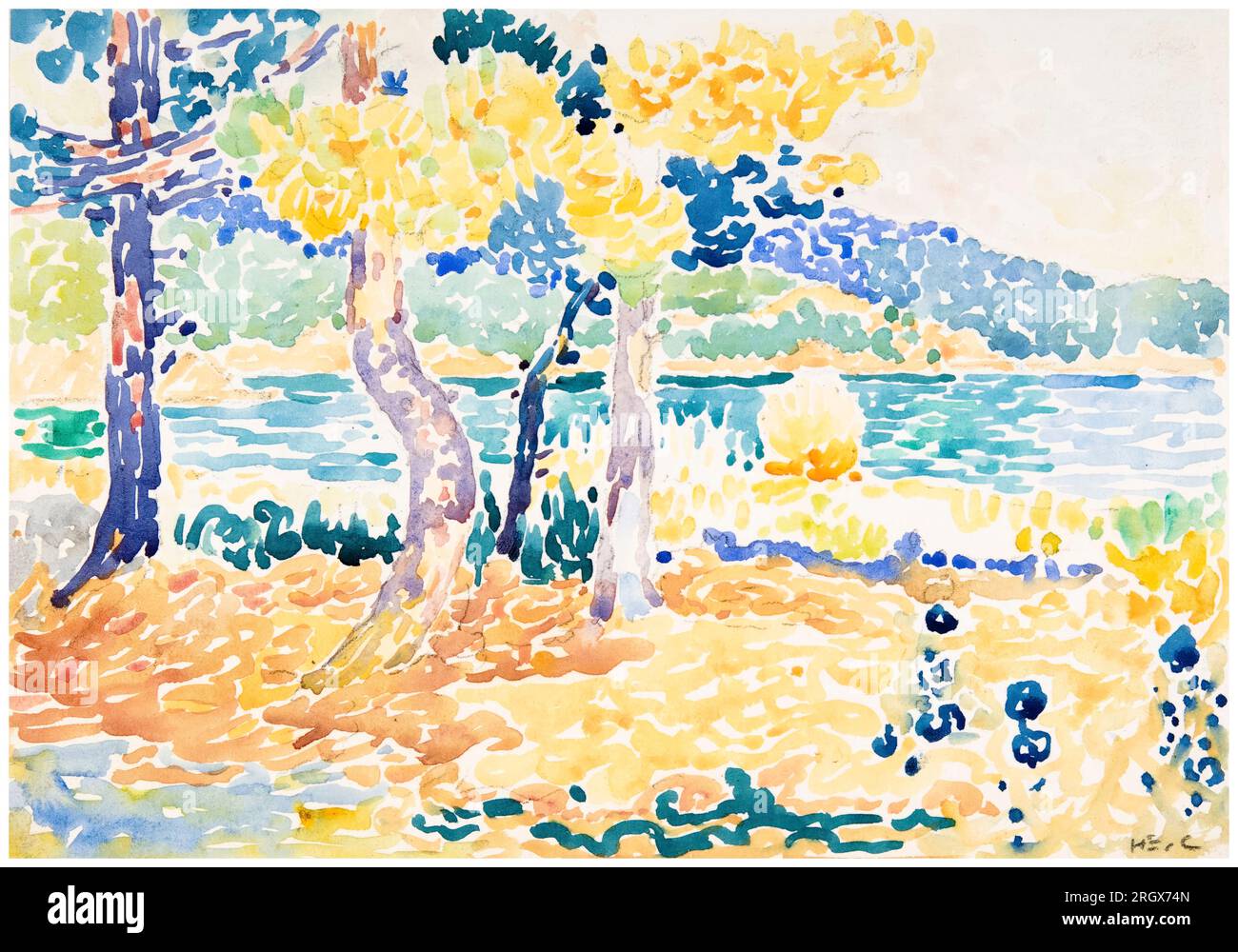 Impressionist painting Cut Out Stock Images & Pictures Alamy