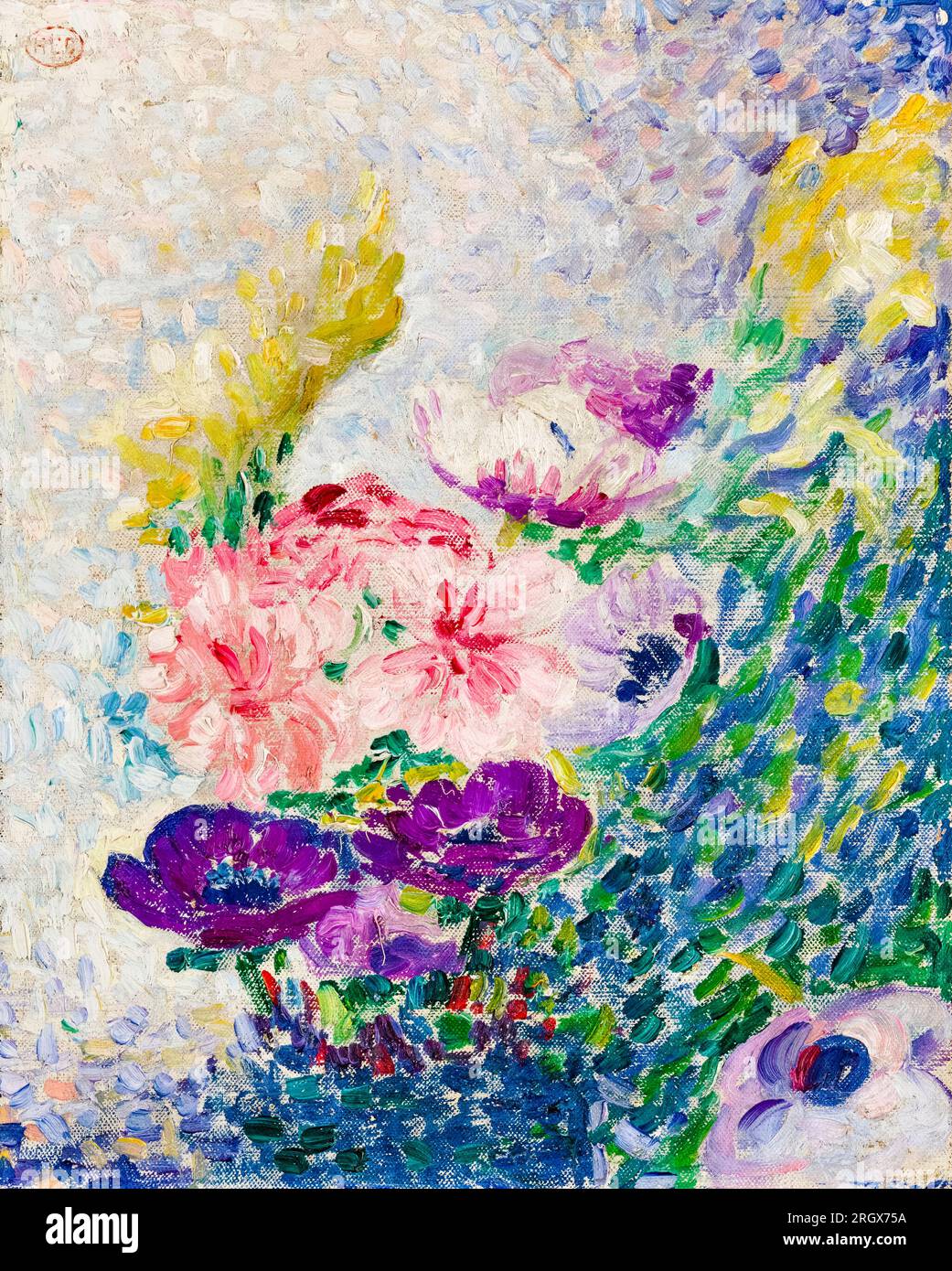 Bouquet of poppies and chrysanthemums hires stock photography and