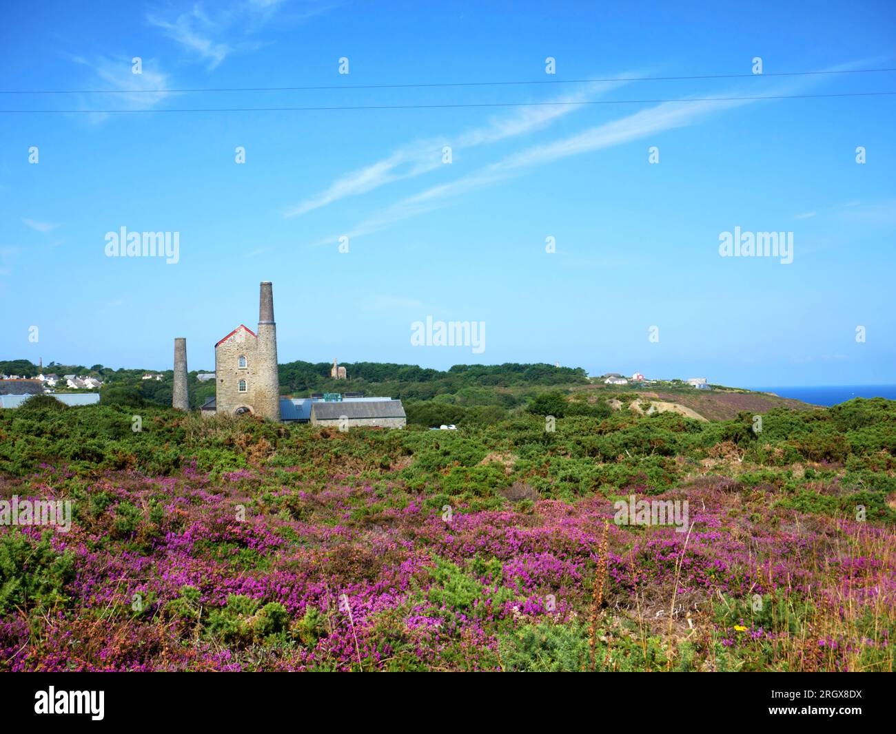 Restored engine house, Wheal Kitty, St Agnes, Cornwall Stock Photo Alamy