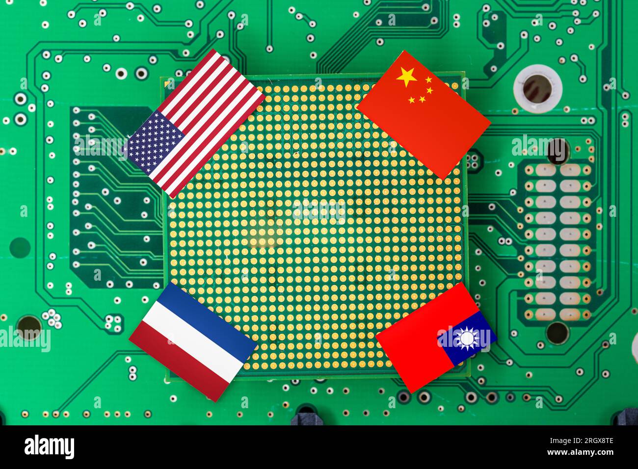 Tech war between China and the USA Stock Photo Alamy