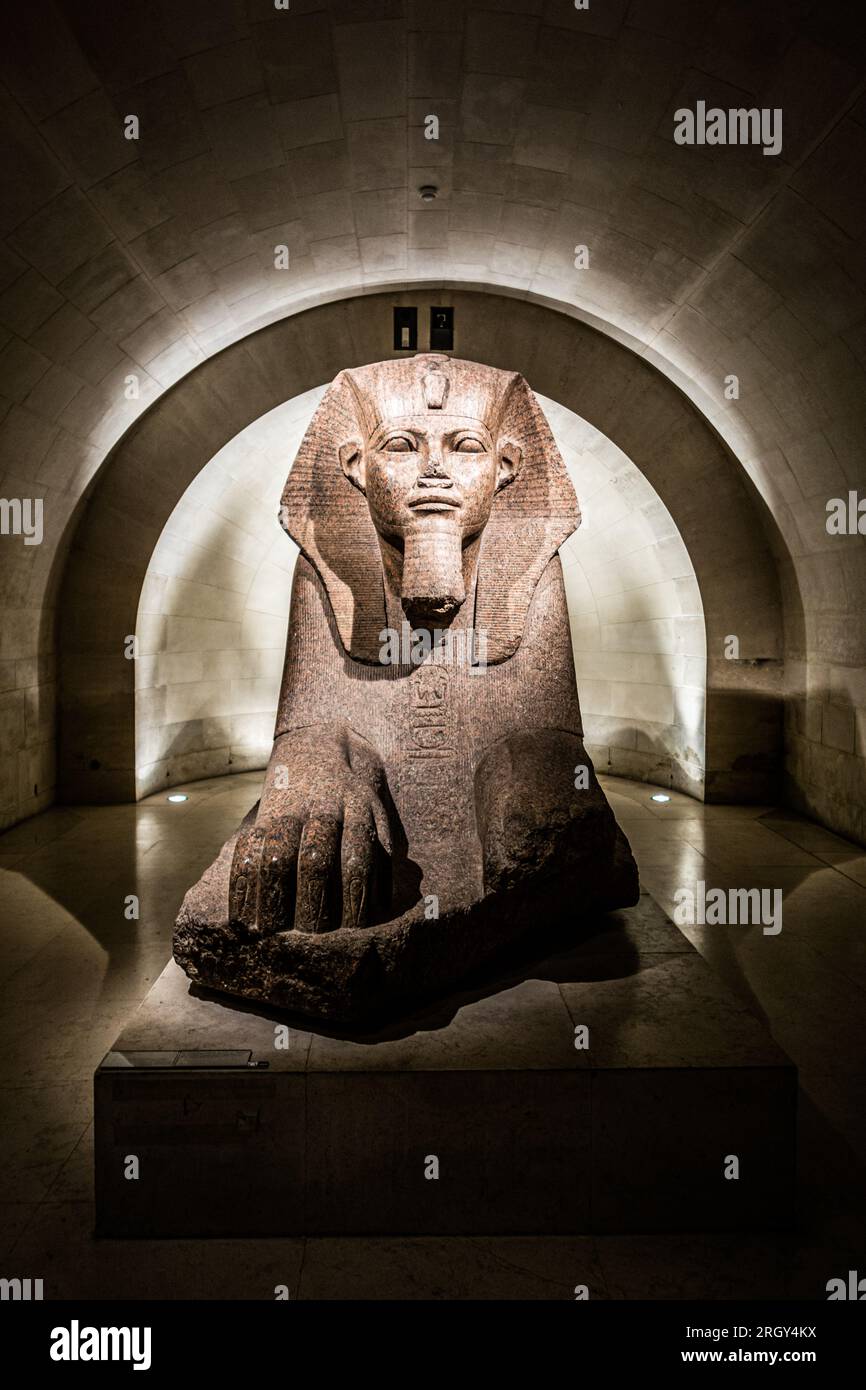 Louvre museum egyptian hi-res stock photography and images - Alamy