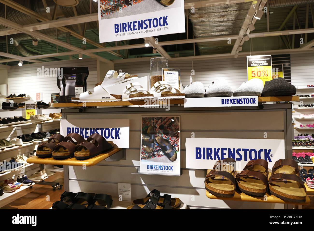 Birkenstock shoe store in Berlin Alexanderplatz - Germany Stock Photo