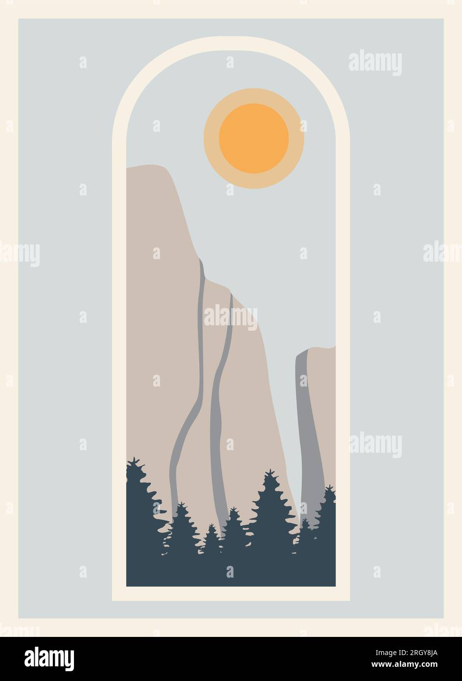 Grand canyon view Stock Vector Images - Alamy