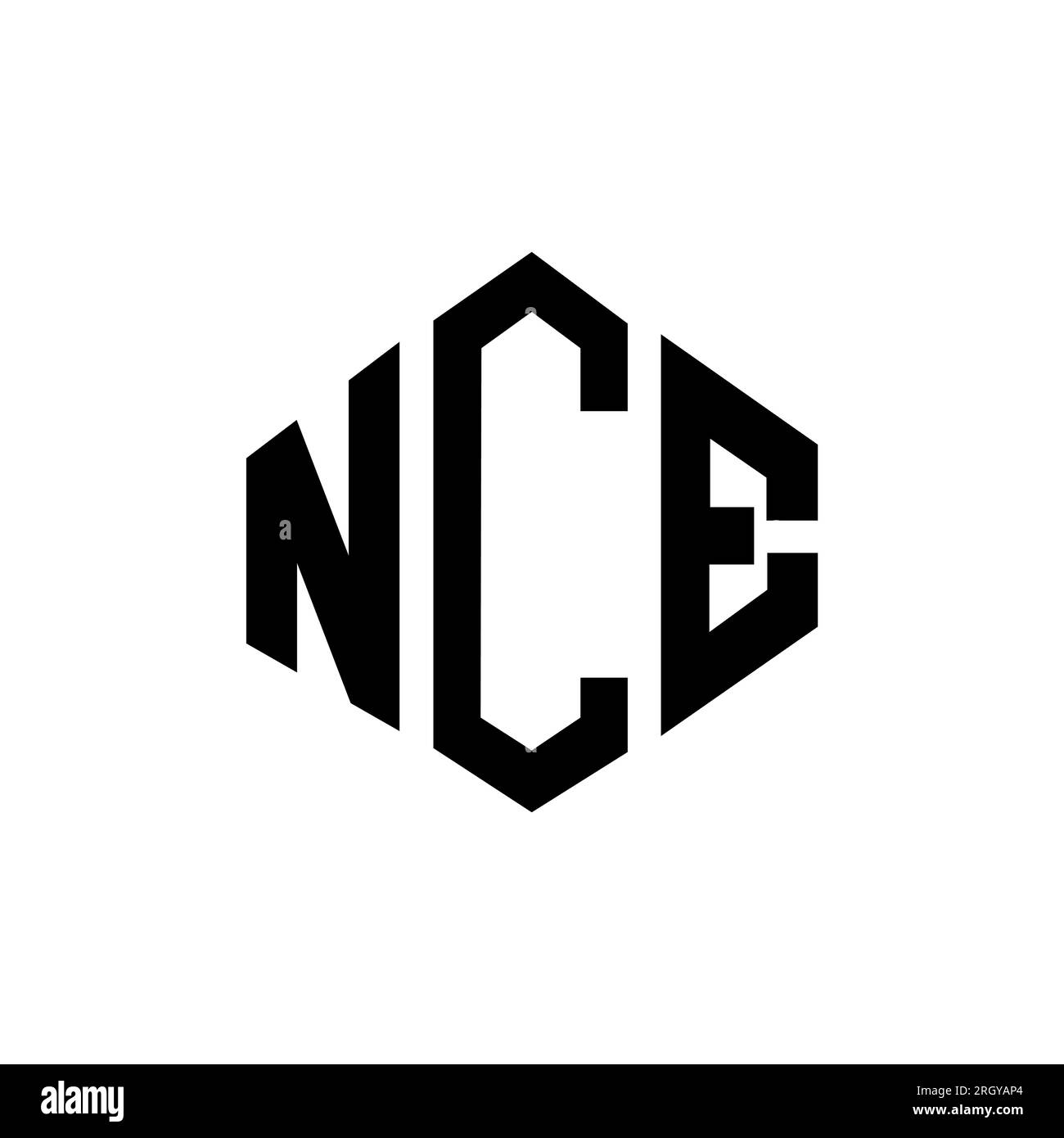 Nce logo design Black and White Stock Photos & Images - Alamy