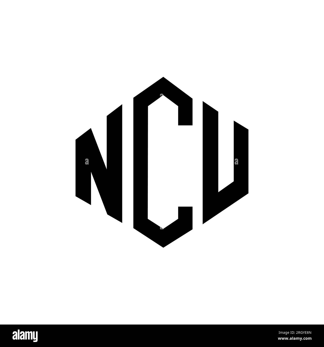Ncu logo design Black and White Stock Photos & Images - Alamy