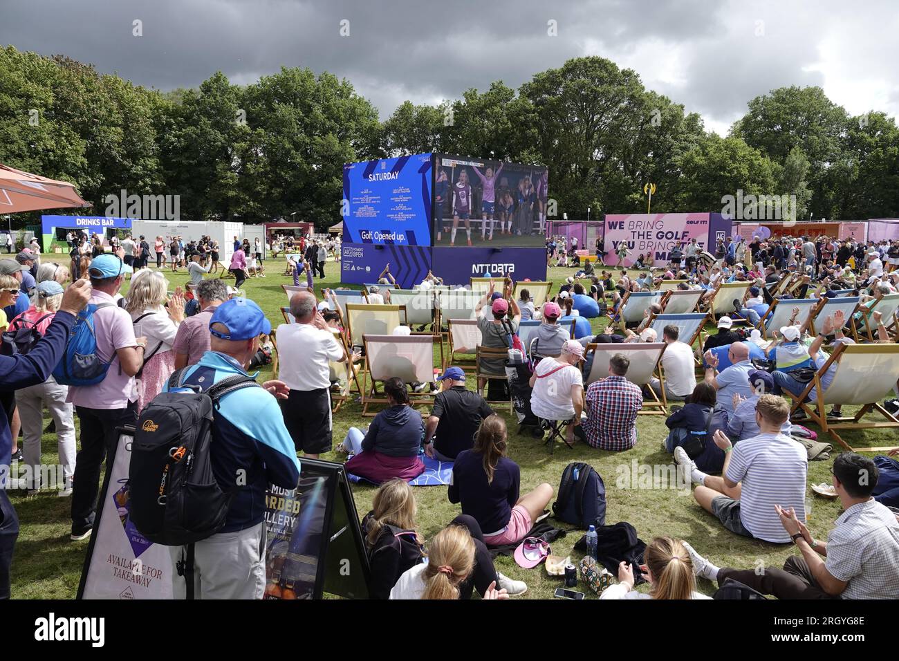 Walton on the Hill, Surrey, UK. 12th Aug, 2023. The AIG WomenÕs Open at