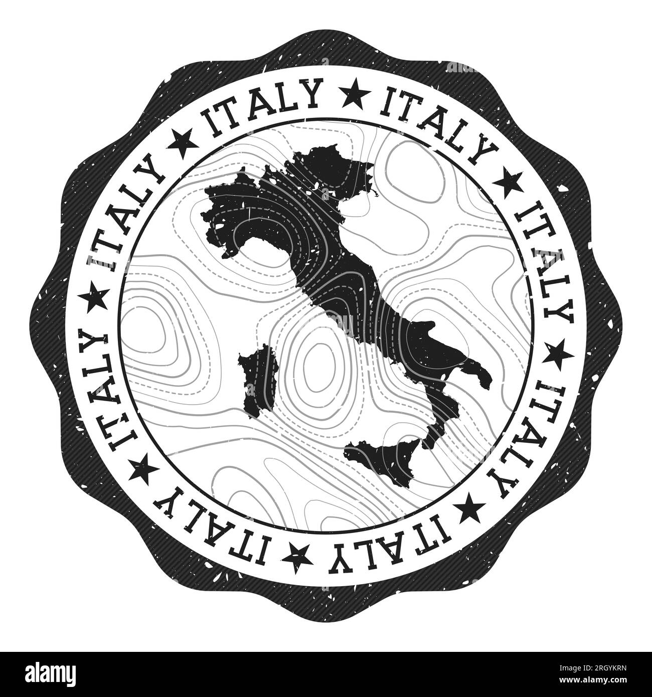 Italy old map Black and White Stock Photos & Images - Alamy