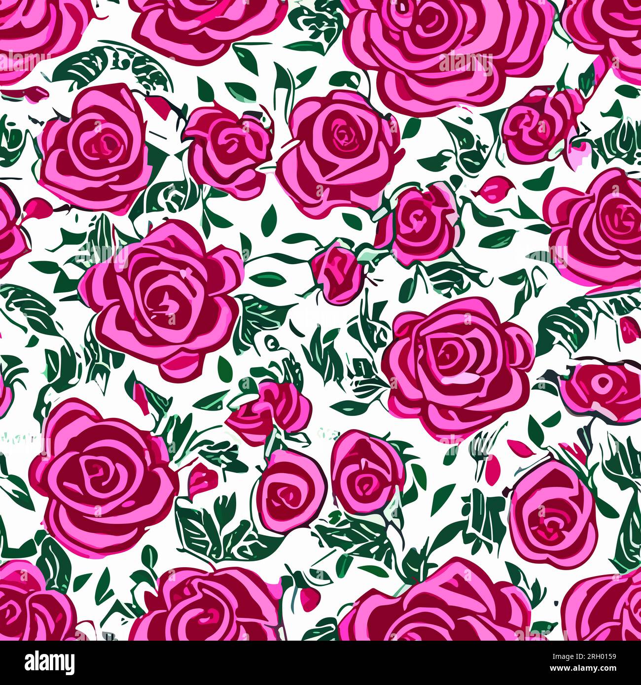 Pink Floral Vintage Seamless Pattern Svg Graphic by aneisspiaf