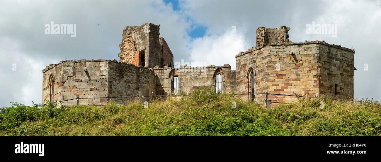 Stafford Castle, Stafford, Staffordshire, England Stock Photo