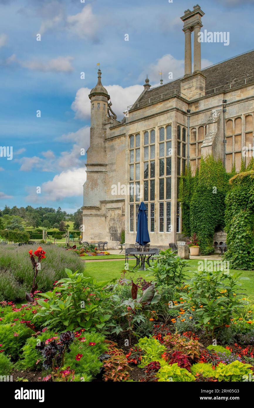 Orangery Garden at Burghley House, Stamford, Lincolnshire, England Stock Photo