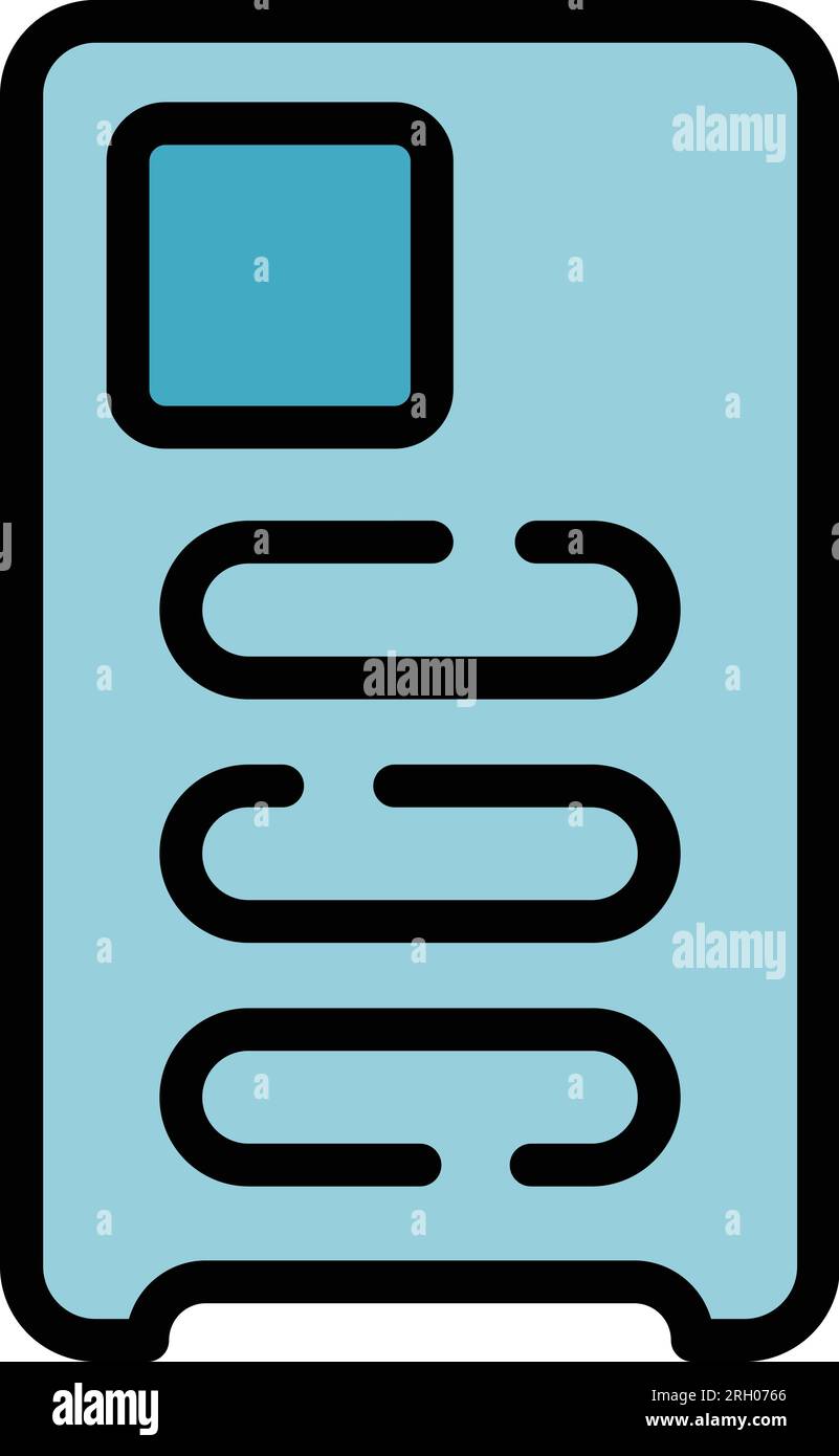 Case smartphone protector icon outline vector. Mobile phone. Cell device color flat Stock Vector