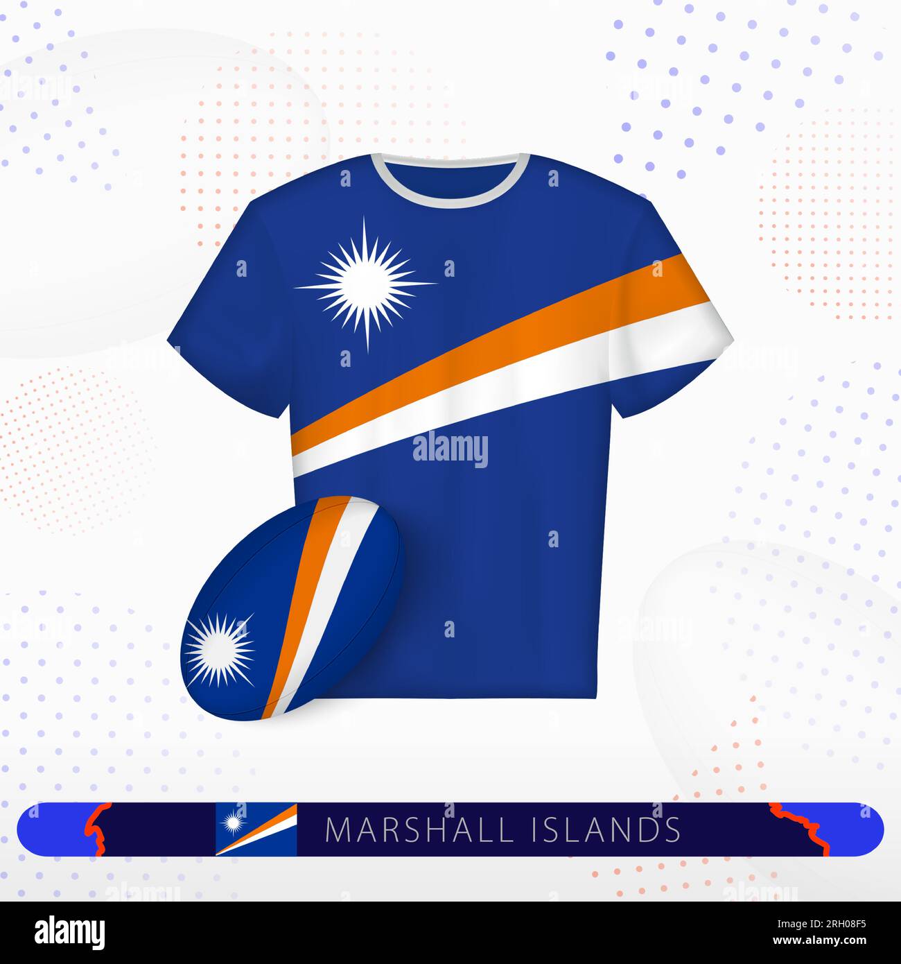 Jersey marshall islands flag Stock Vector Images - Alamy