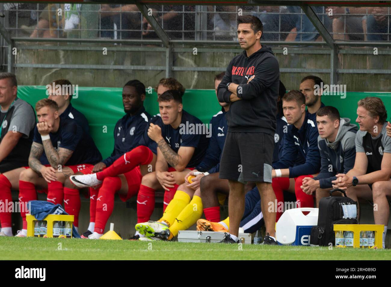 Marcel Rapp Coach Marcel RAPP (KI), observes the game Soccer, DFB Cup, 1st main ...