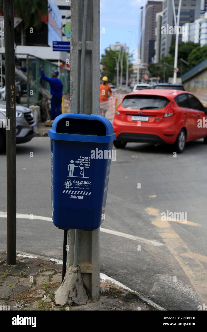 A Large Trash Can with Garbage Stands on the Street Editorial Stock Image -  Image of dumpster, collect: 151153204