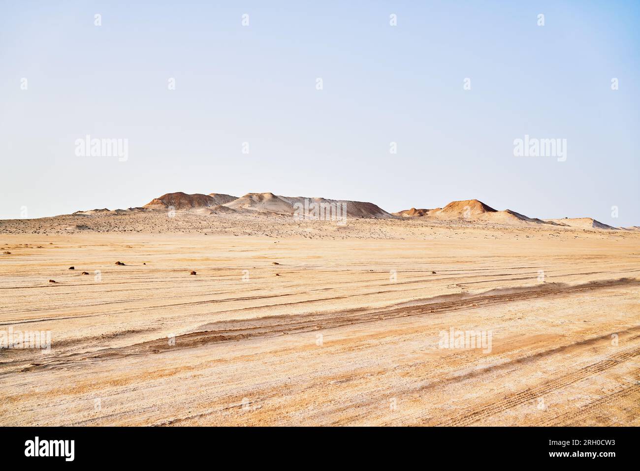 A wide view of the sahara desert and all it's beauty Stock Photo