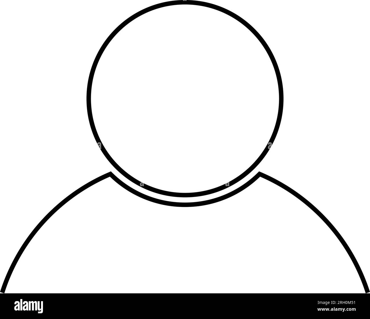 Half person icon hi-res stock photography and images - Alamy