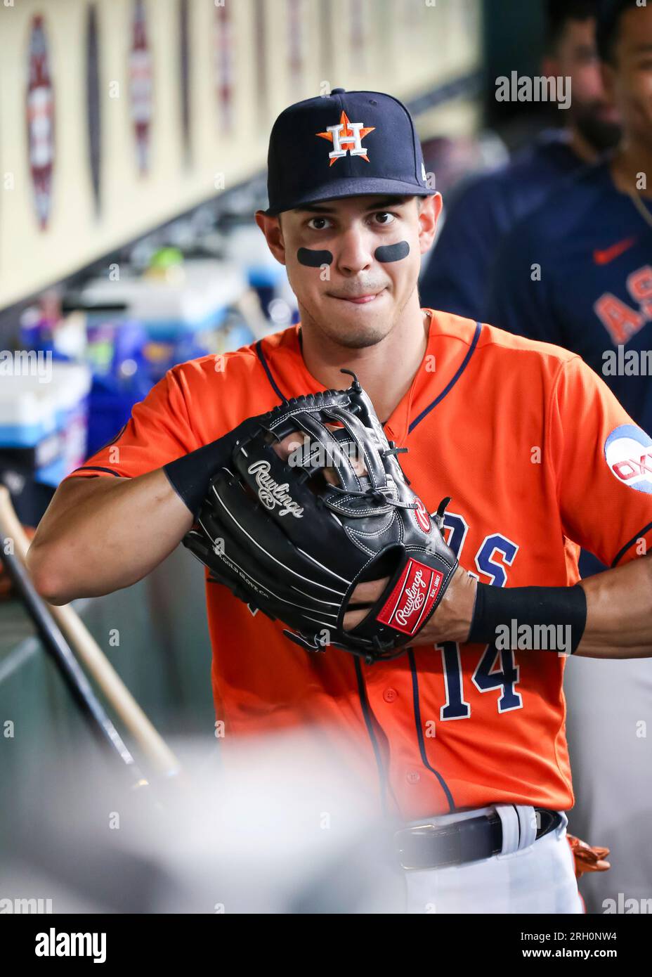 HOUSTON, TX - AUGUST 11: Houston Astros center fielder Mauricio