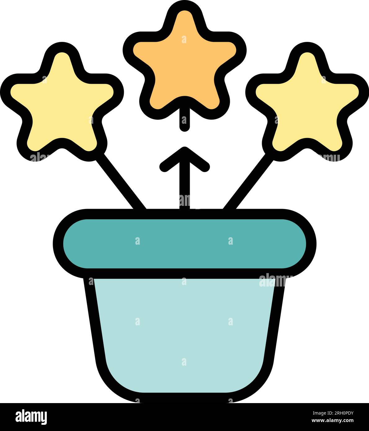 Workflow organizational icon outline Stock Vector Images - Alamy