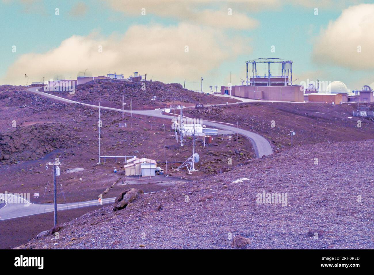Haleakala Observatory. Stock Photo