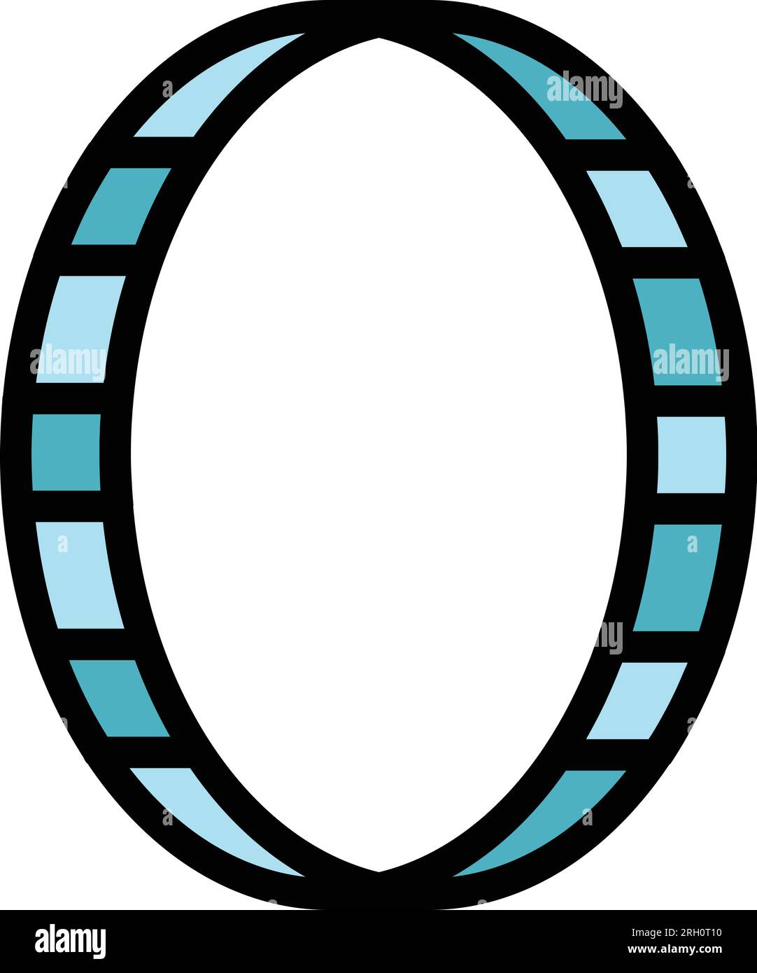 Bike part icon outline vector. Motorcycle equipment. Motor gear color