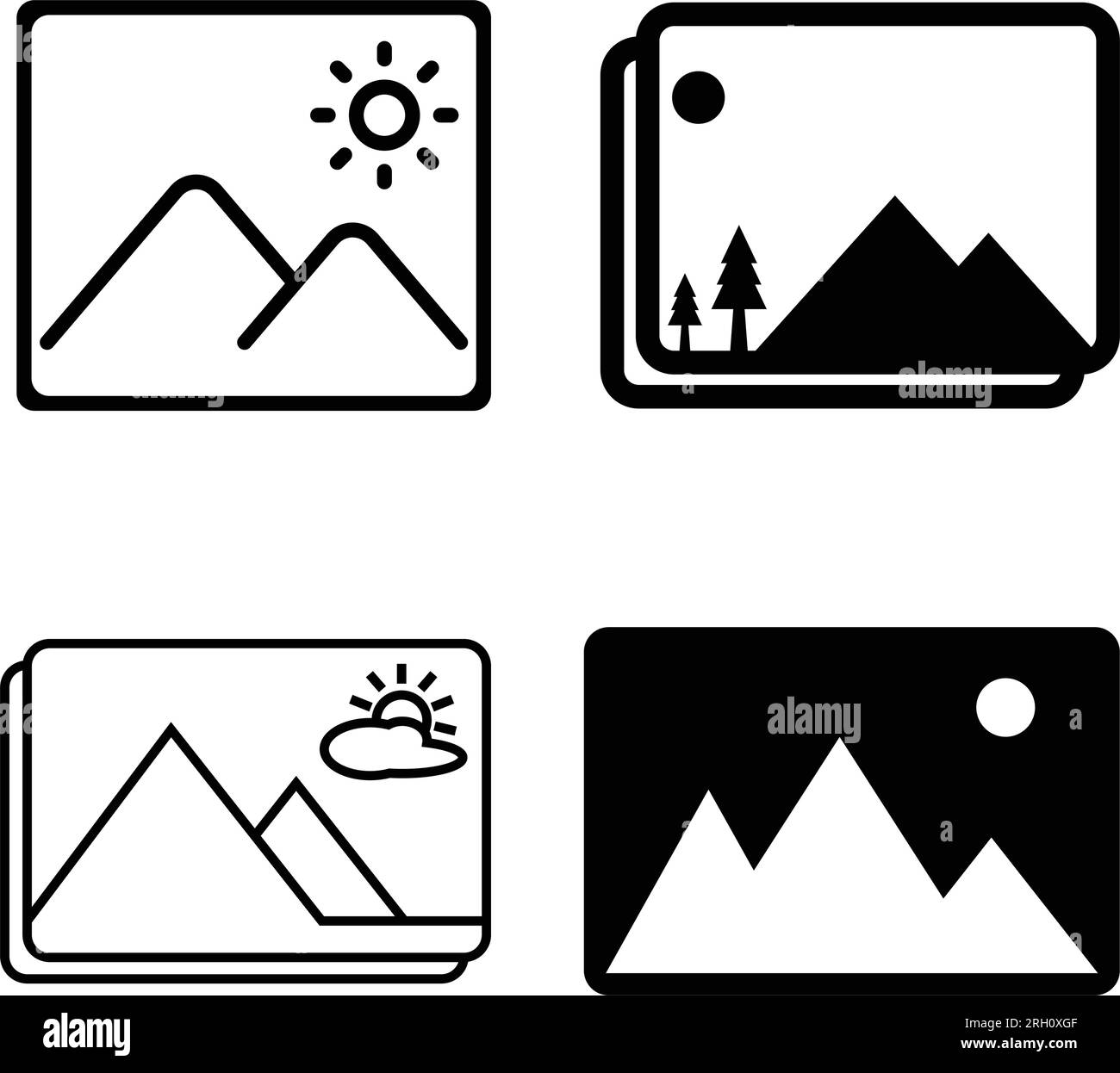 Gallery Icon Vektor Illustration Design Stock Vector Image Art Alamy