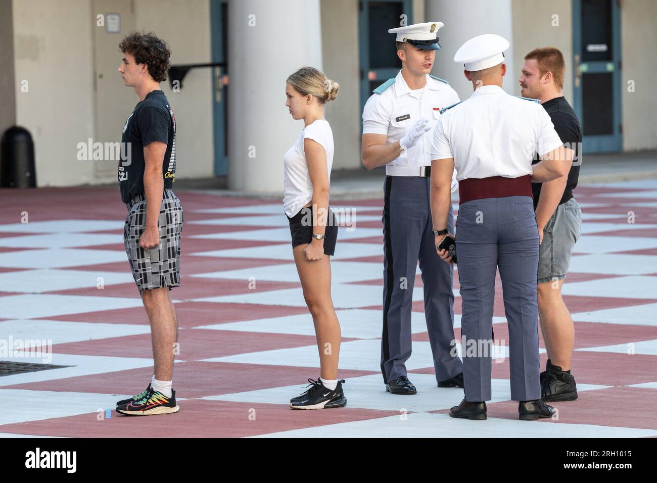 Charleston, United States. 12th Aug, 2023. freshman students