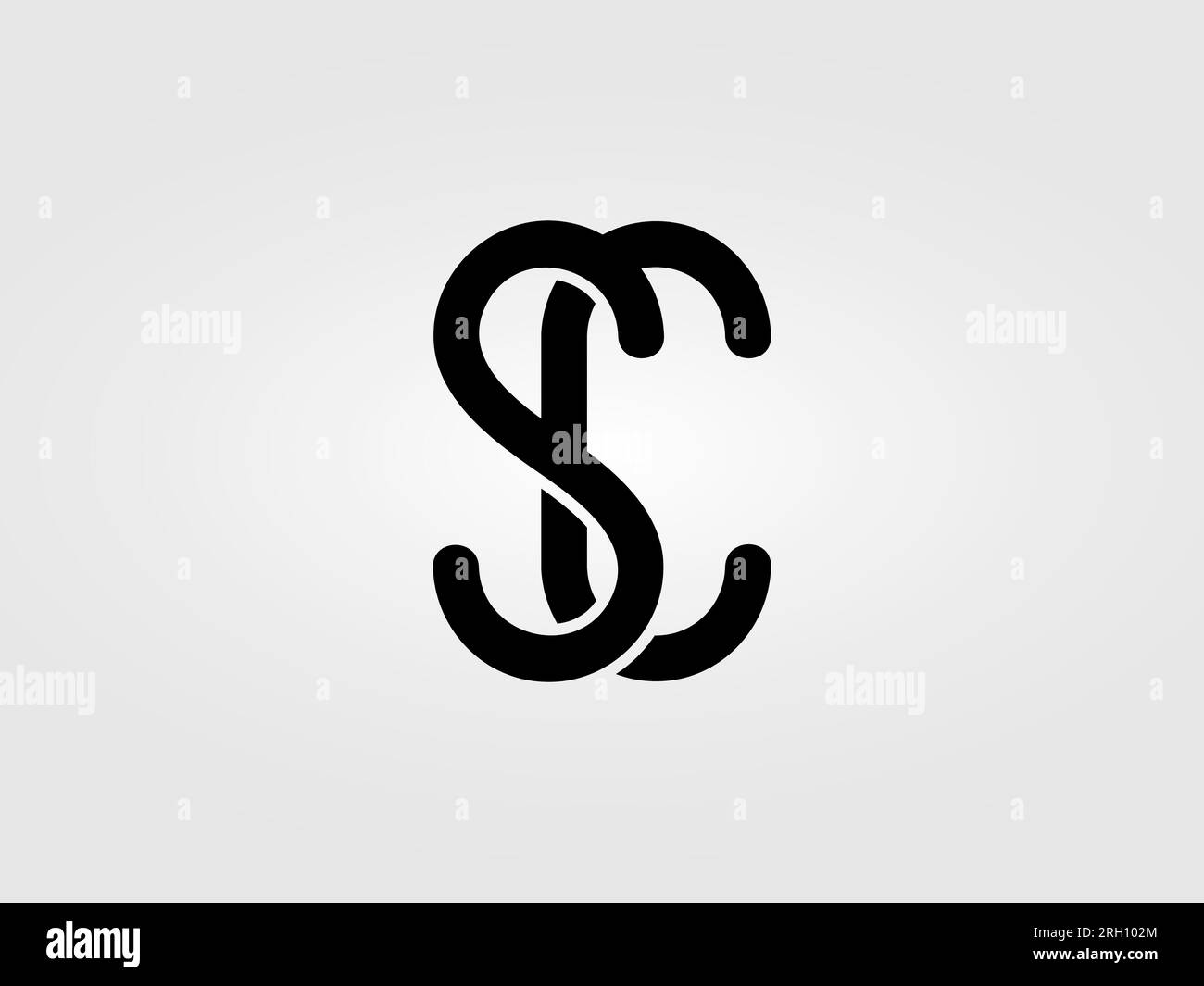 Initial SC letter Logo Design vector Template. Monogram, lettermark SC ...