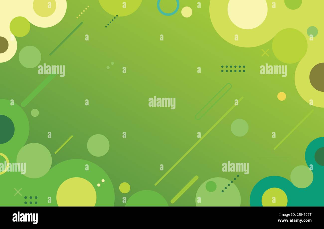 colorful abstract gradient circles background template Stock Vector