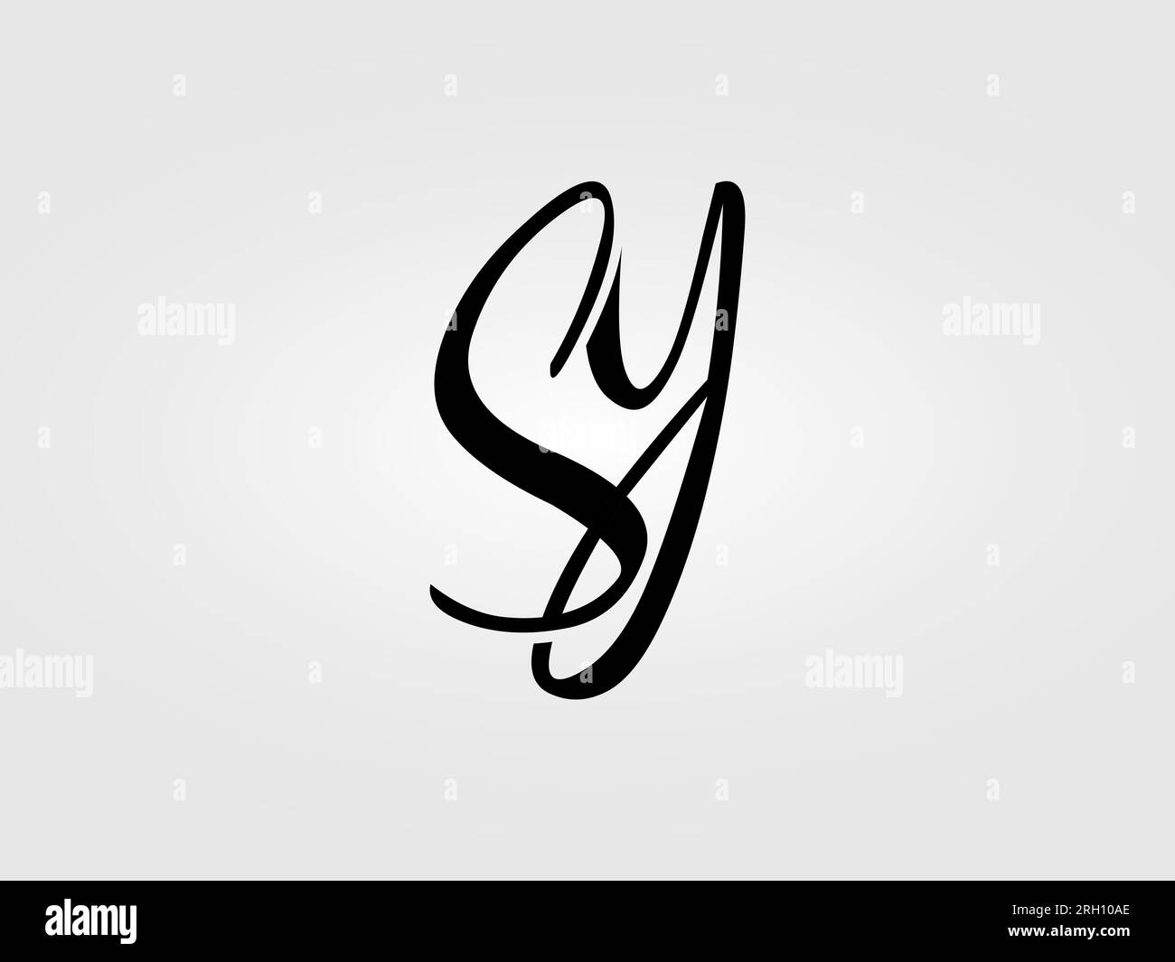 Initial SY letter Logo Design vector Template. Monogram, lettermark SY ...
