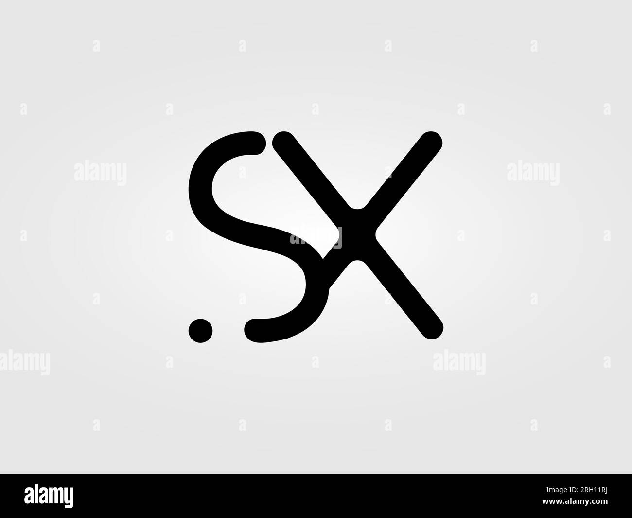 Initial SX letter Logo Design vector Template. Monogram, lettermark SX ...