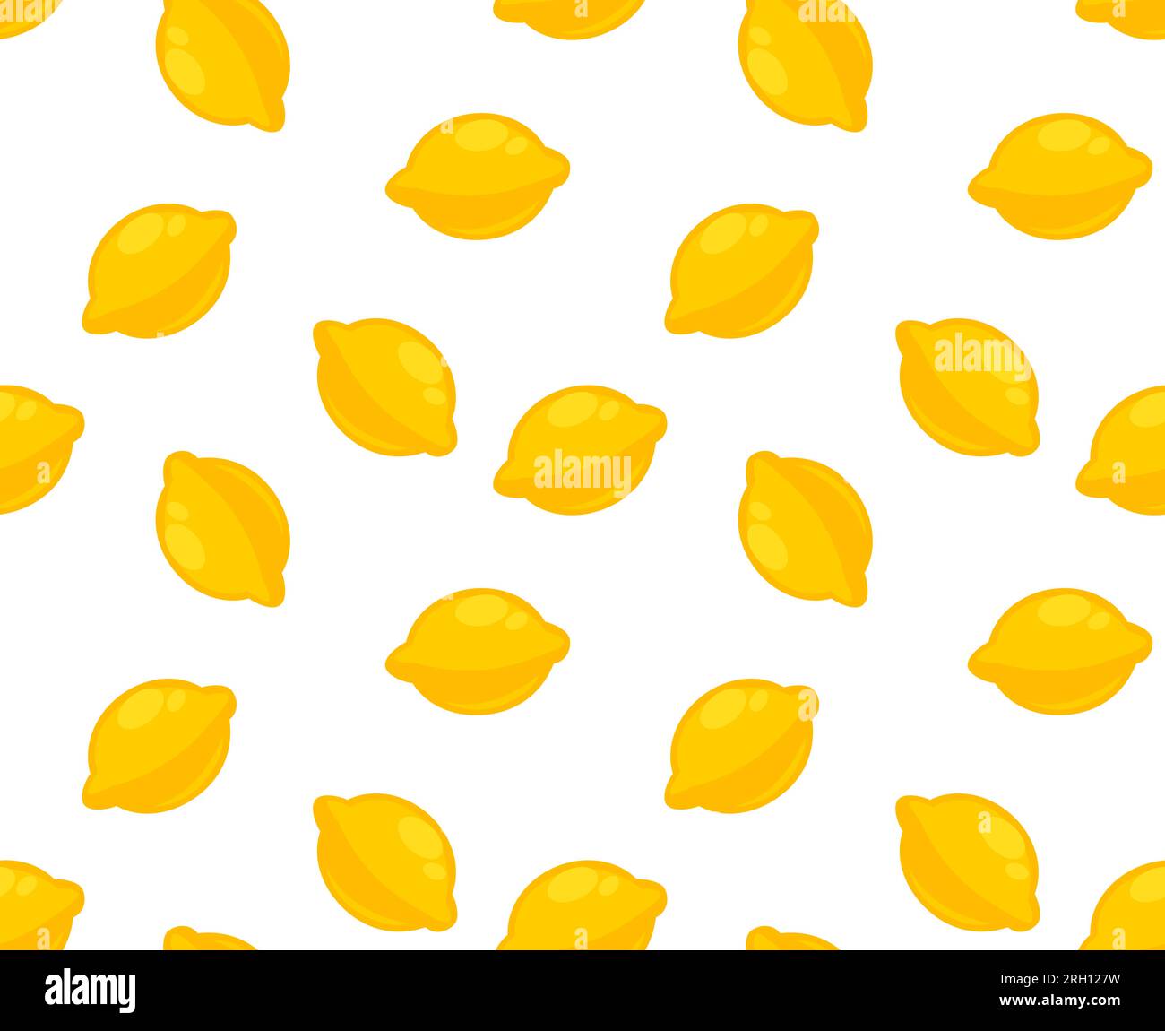 Whole lemons seamless pattern, sour citrus print Stock Vector Image ...