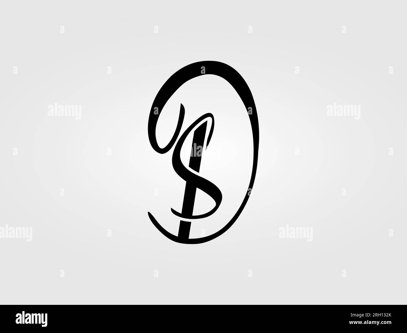 A letter logo lettermark monogram - typeface type Vector Image