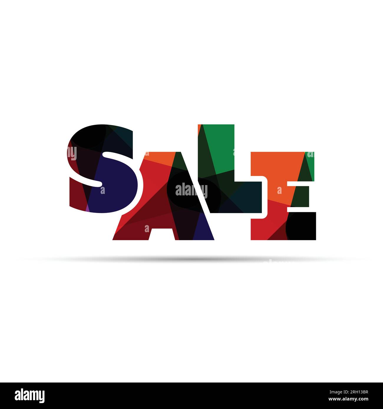 Sale Word Label, Banner, Letters - Web Icon, Button or Message for Web ...