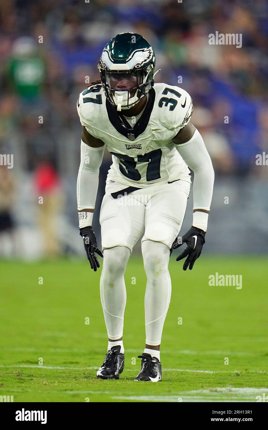 Philadelphia Eagles cornerback Kelee Ringo (37) against the Baltimore