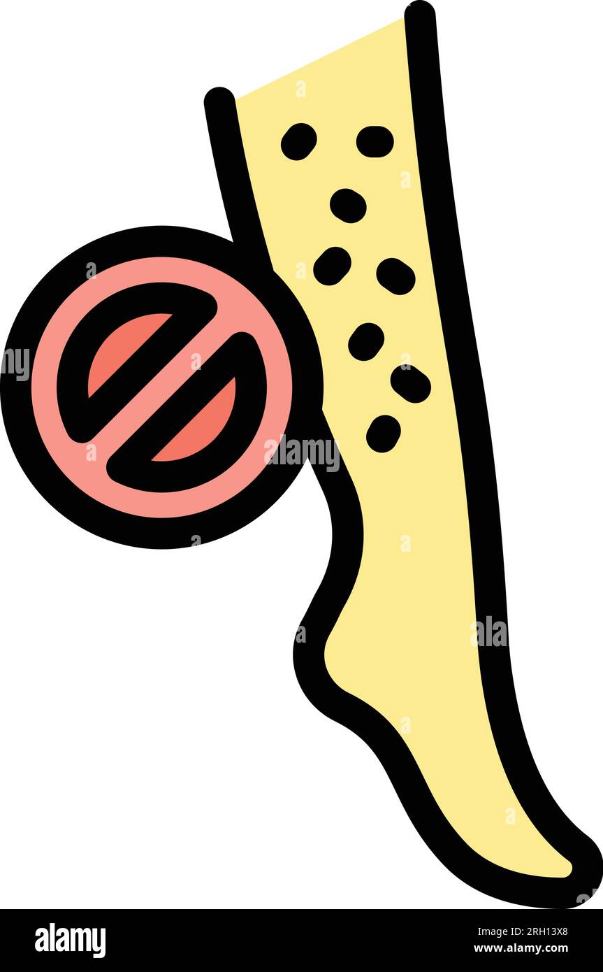 Leg hair shaving icon hi-res stock photography and images - Alamy