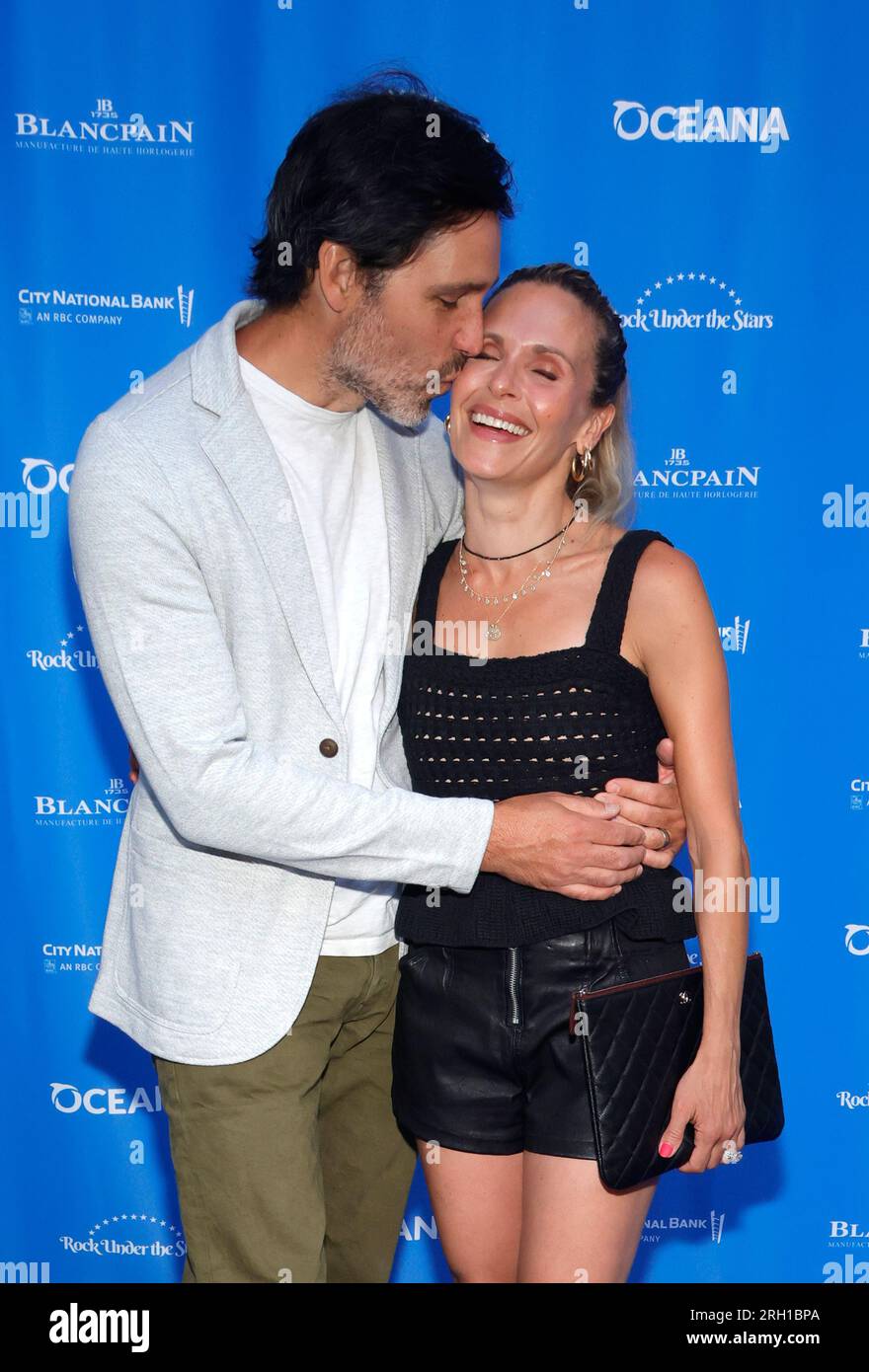 Hollywood, Ca. 12th Aug, 2023. David Clayton Rogers and Sally Pressman