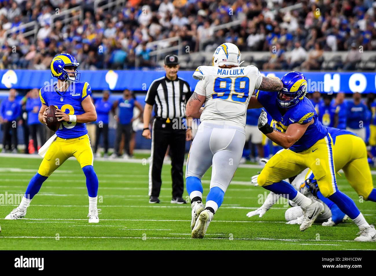 Stetson Bennett gets his first NFL action for the Rams