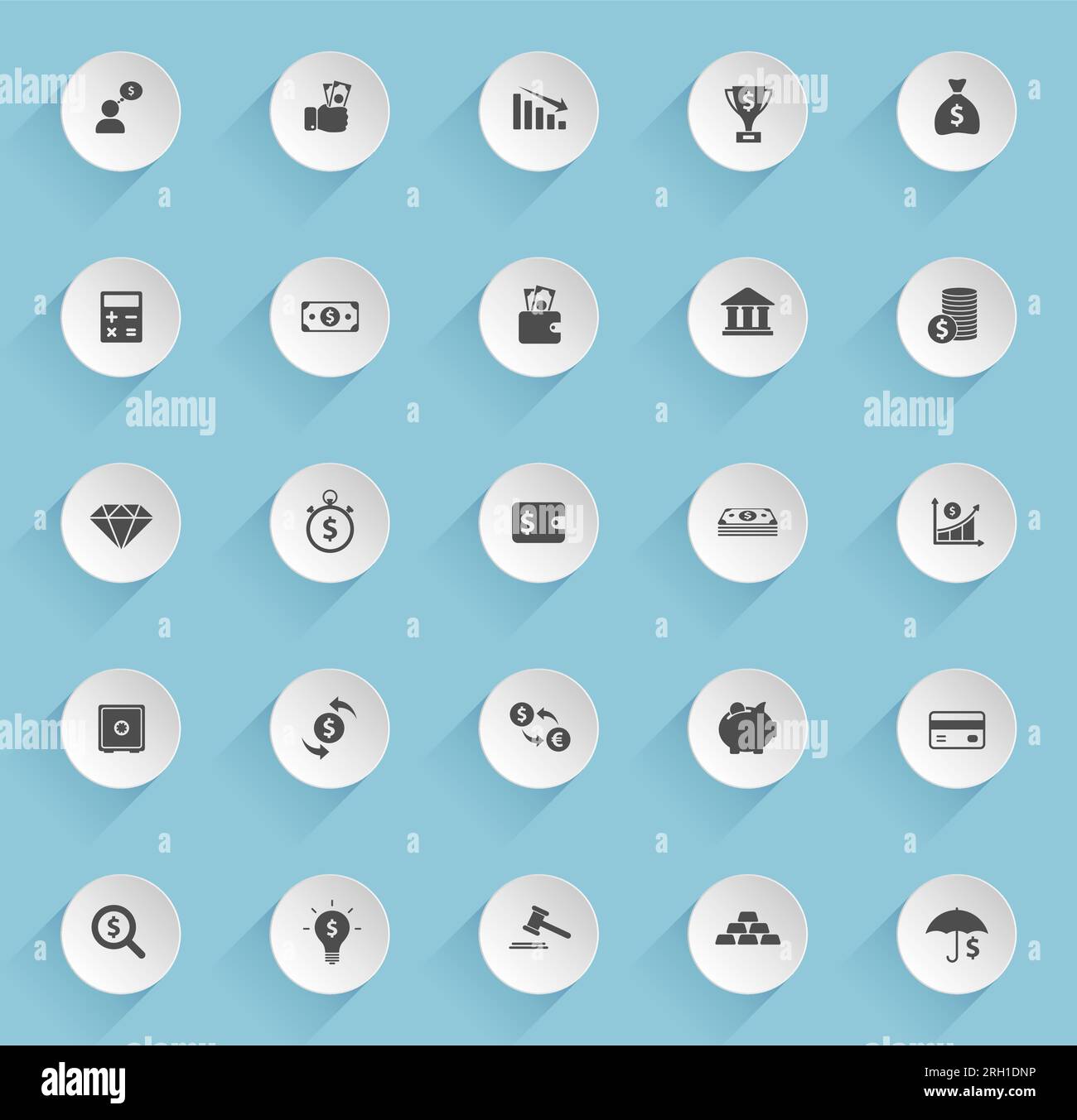 finance vector icons Stock Vector Image & Art - Alamy