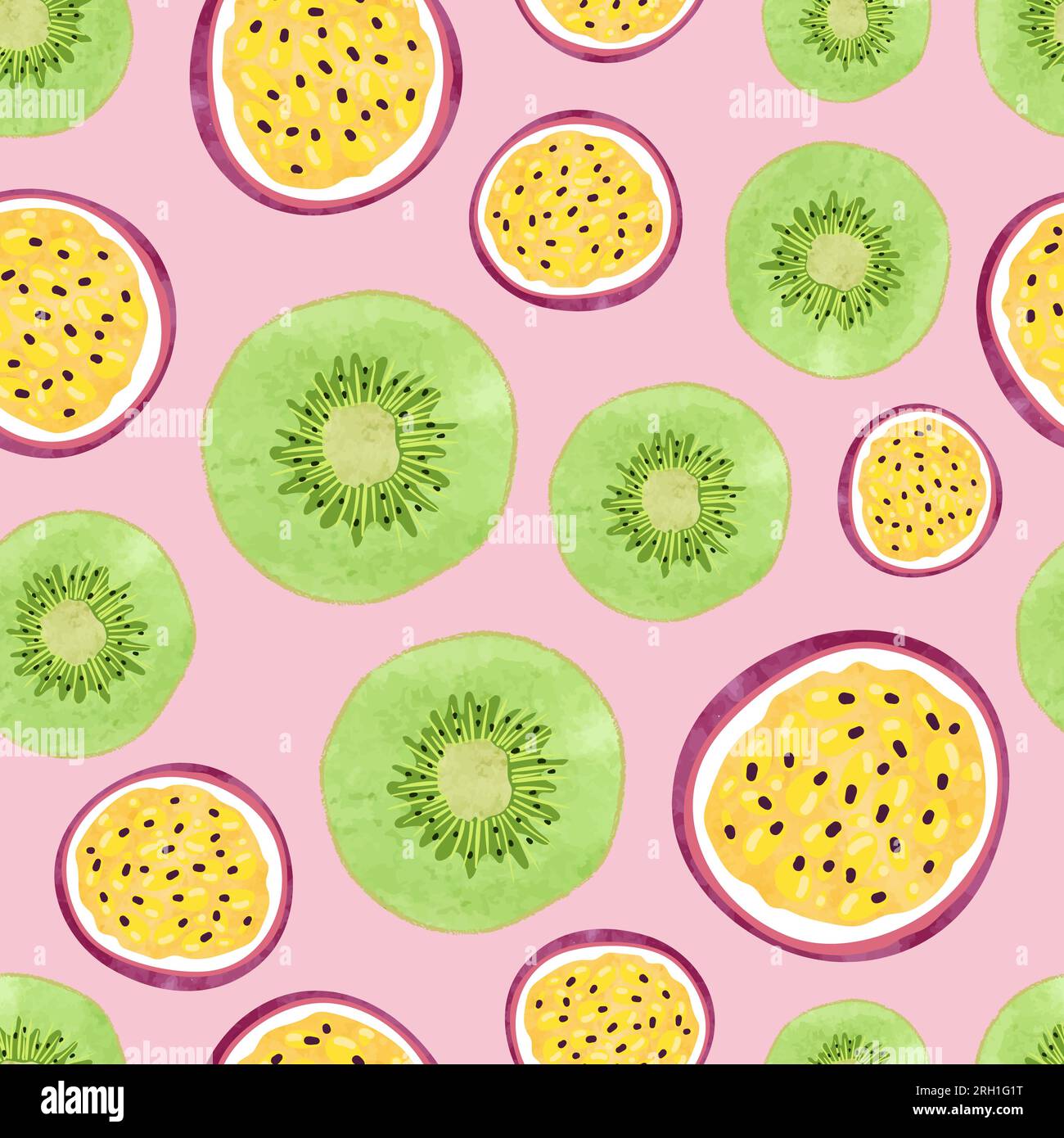 Passion fruit texture Stock Vector Images - Alamy