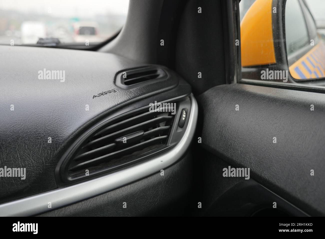 car air conditioner grid pane, Stock Photo